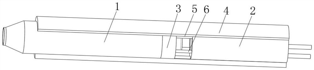 Airspeed head structure capable of automatically removing ice