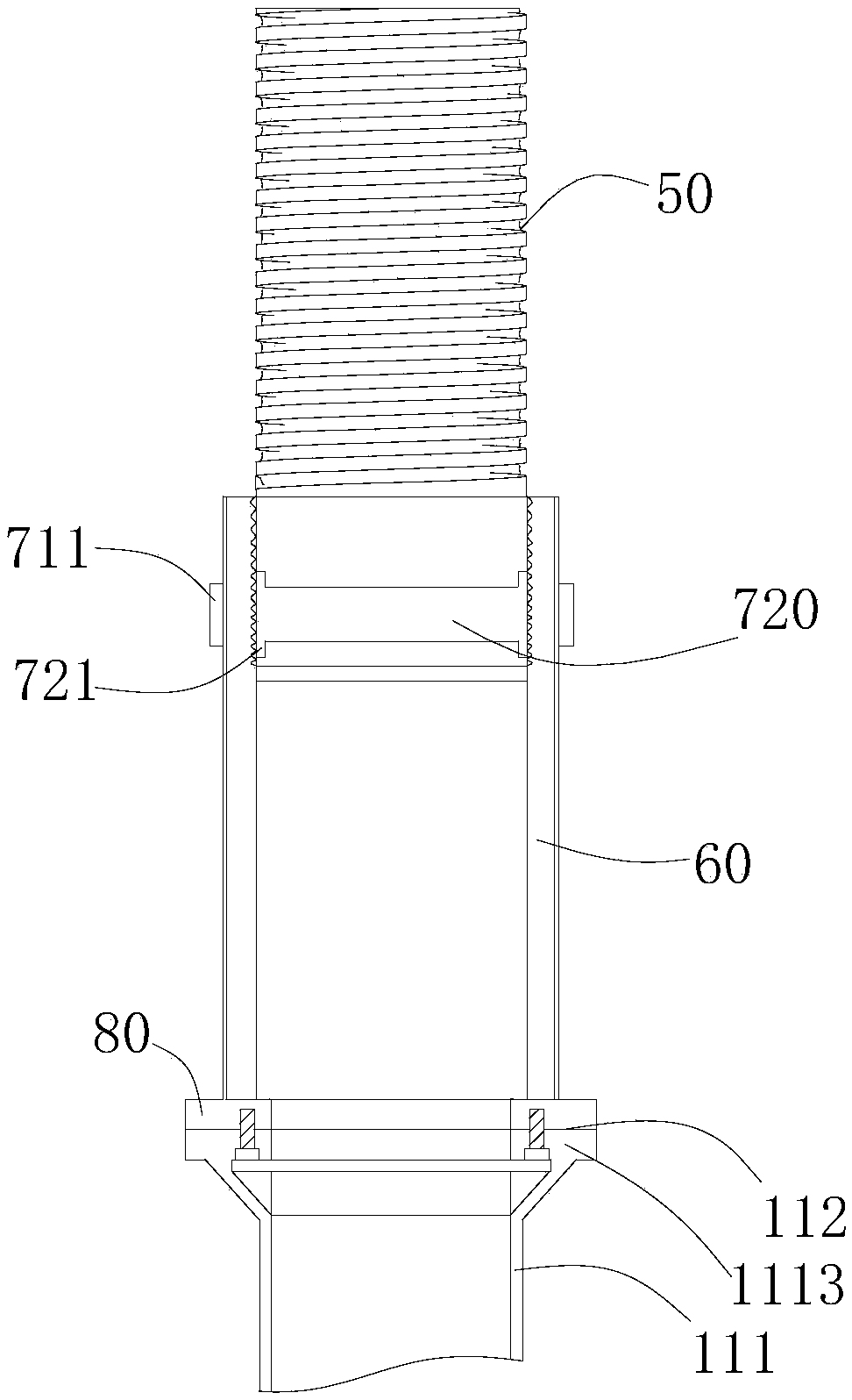 Washing machine water removal equipment