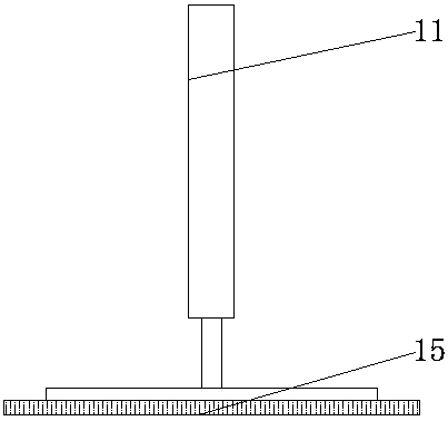 Food raw material cleaning device used during food processing