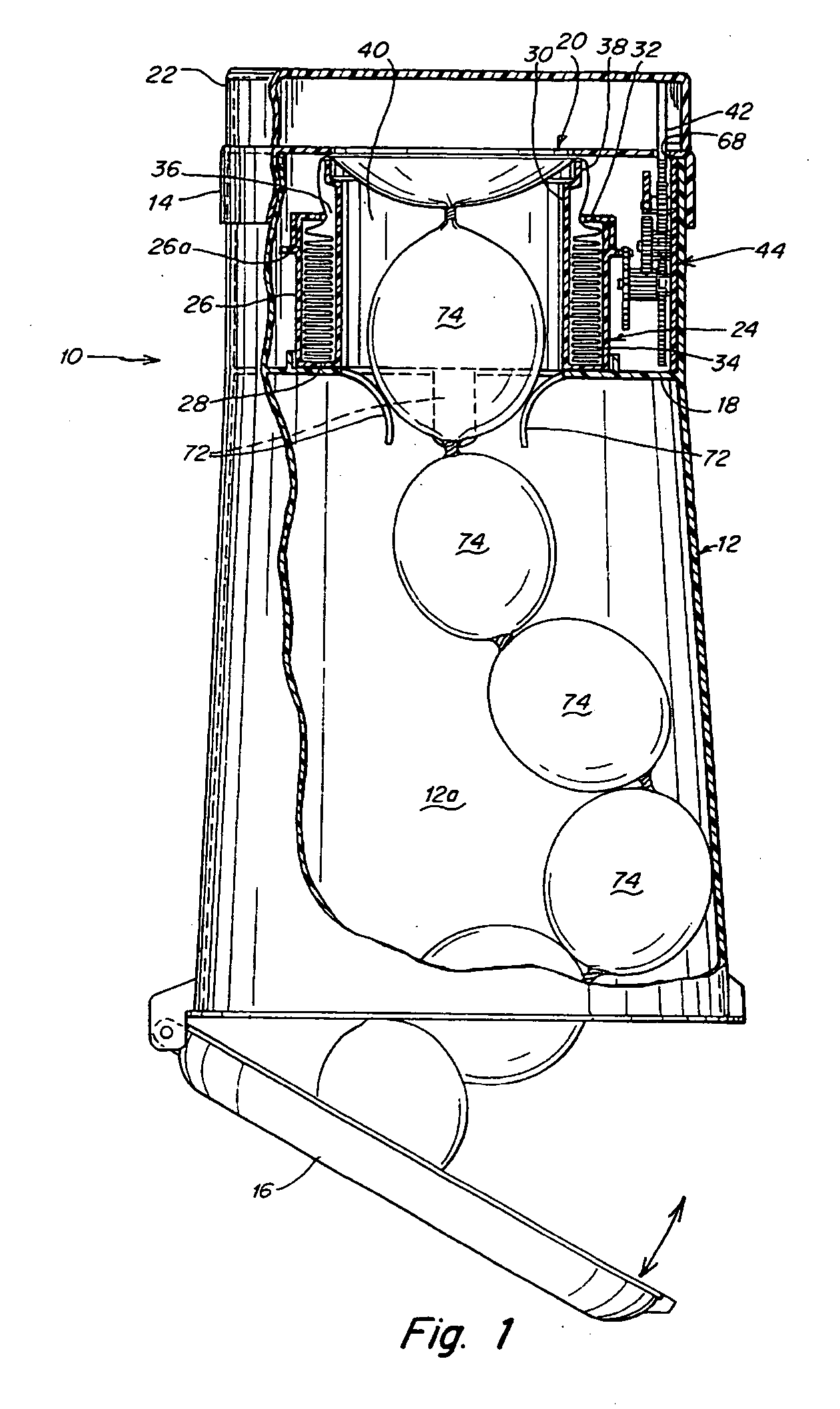 Waste disposal device including a film cutting and sealing device