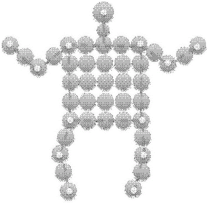 Human body posture detection method and device