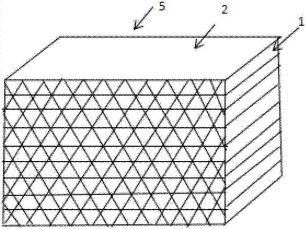 High-performance adsorption film used for removing VOC exhaust gas