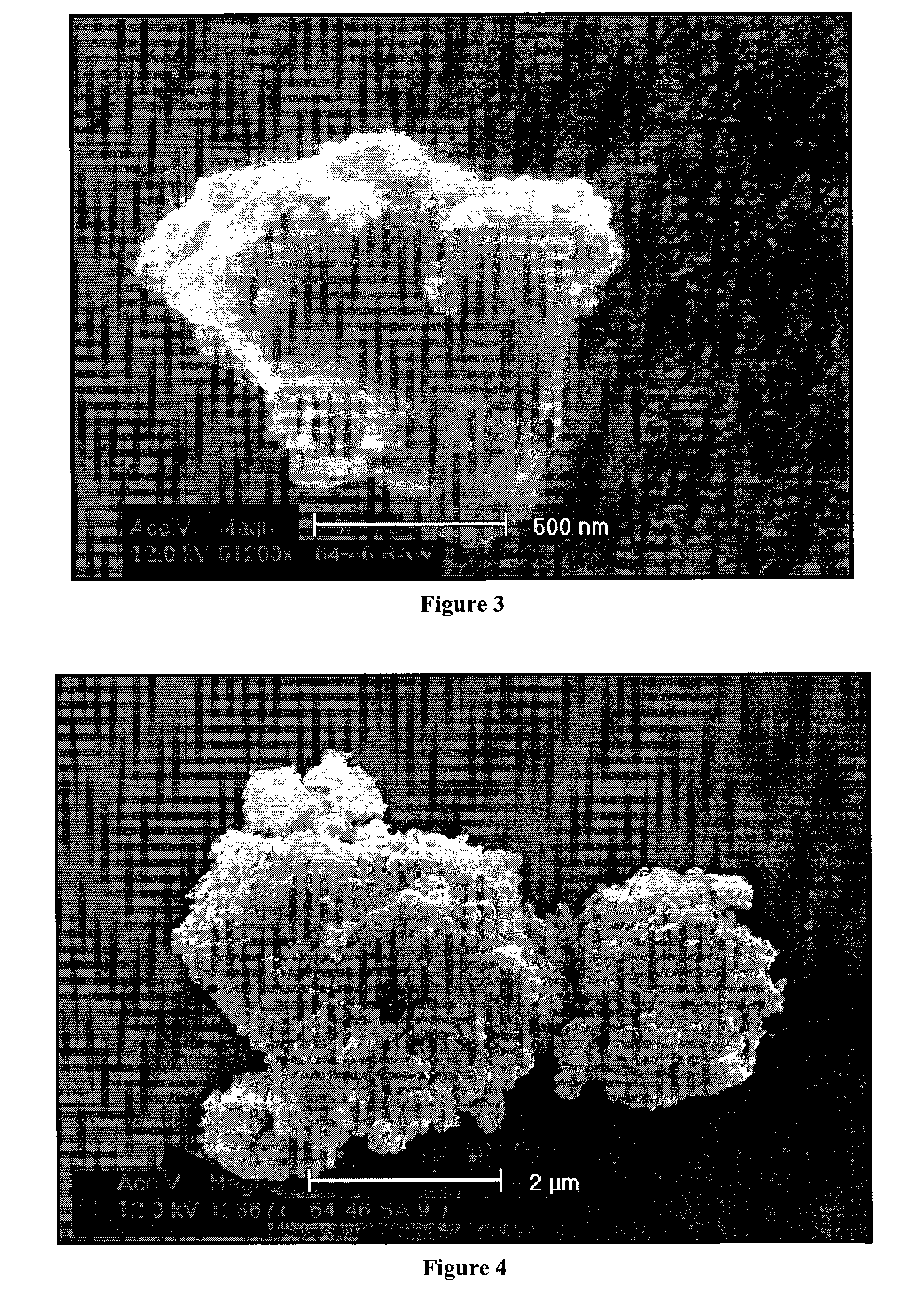 Nano-composite electrodes and method of making the same