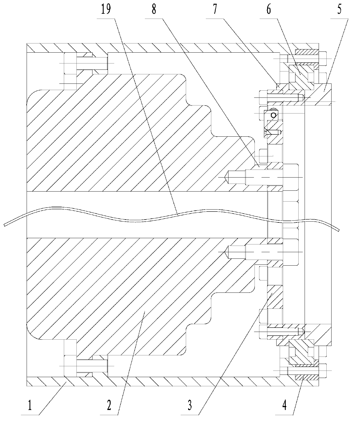 Mechanical arm joint torque measuring device