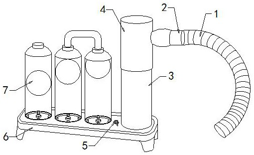 Pulmonary function training device for respiratory medicine