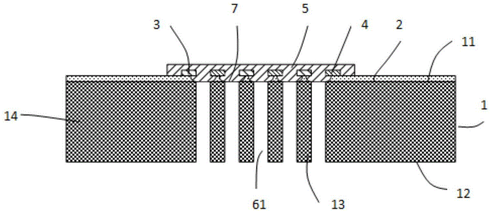 CMOS MEMS capacitance-type humidity sensor and preparation method thereof