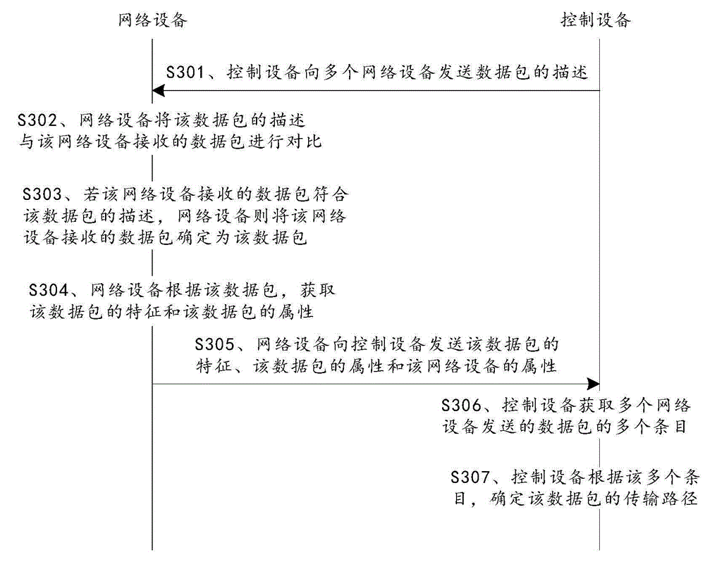 Method and system for determining transmission path of data packet, and apparatuses