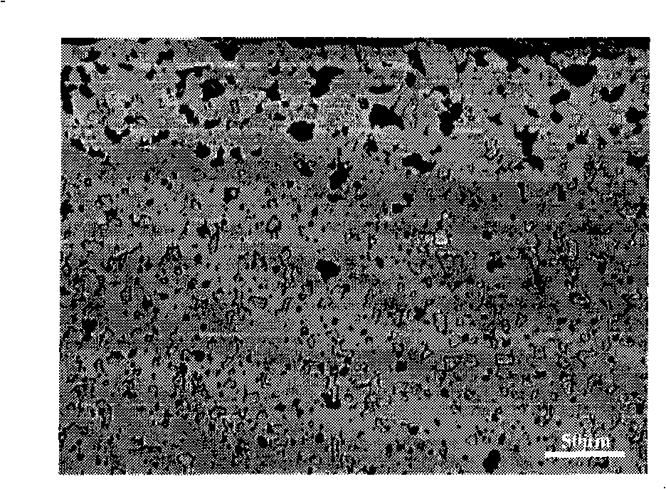 Metal ceramic inert anode for molten salt electrolysis and preparation method thereof