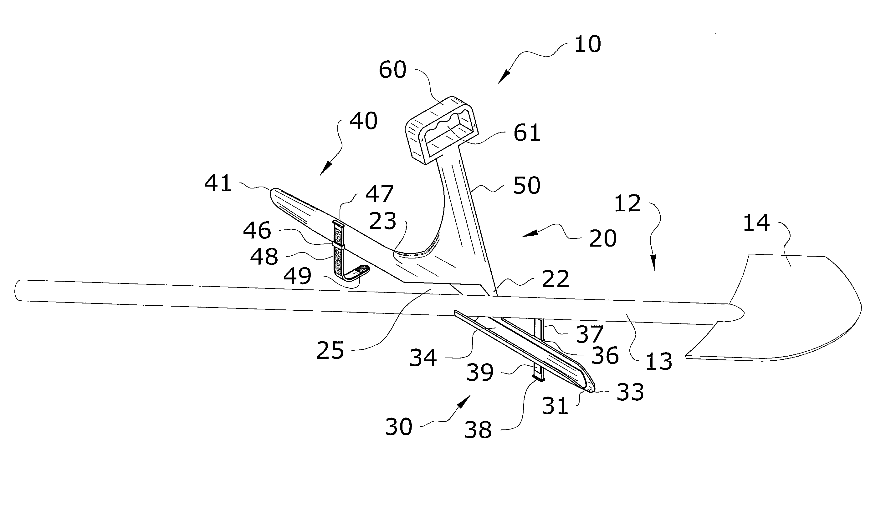 Auxiliary handle attachment for a tool