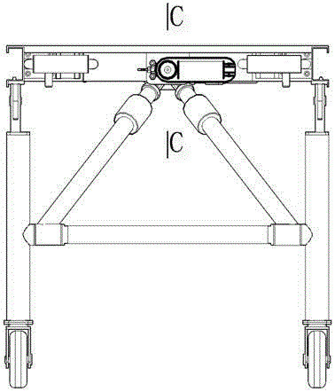 Adjustable movable trolley