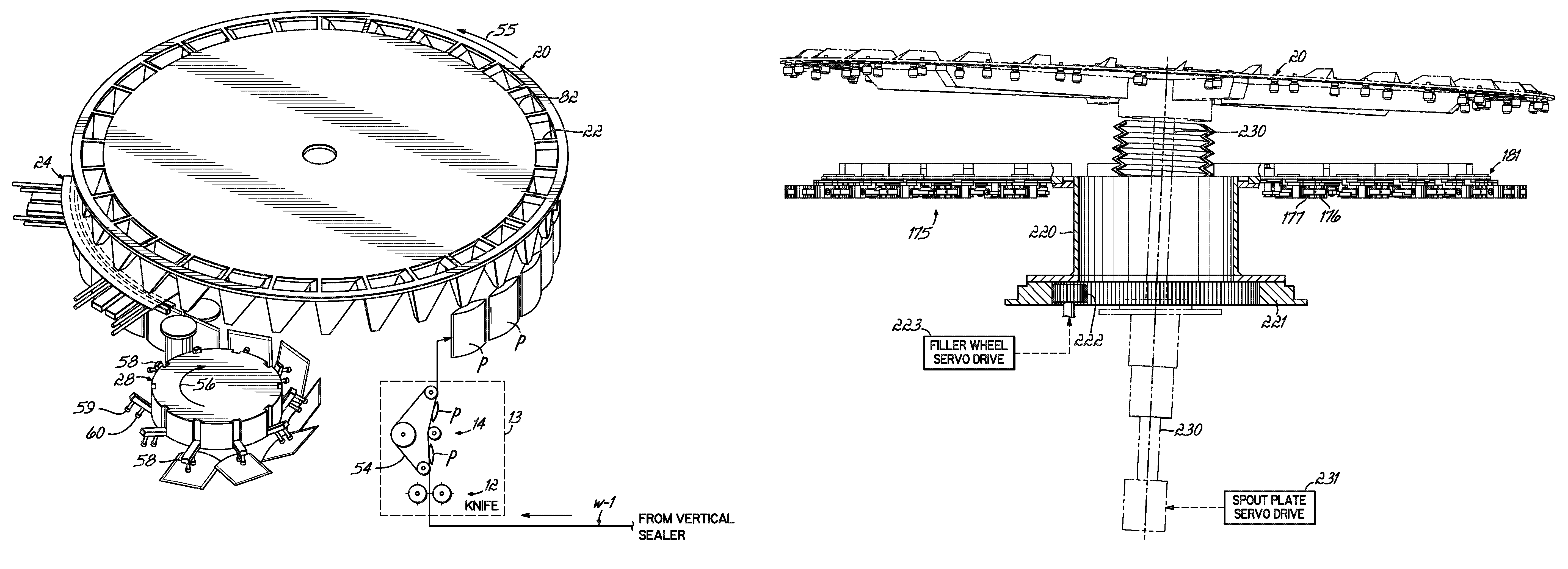 Adjustable pouch forming, filling and sealing apparatus and methods