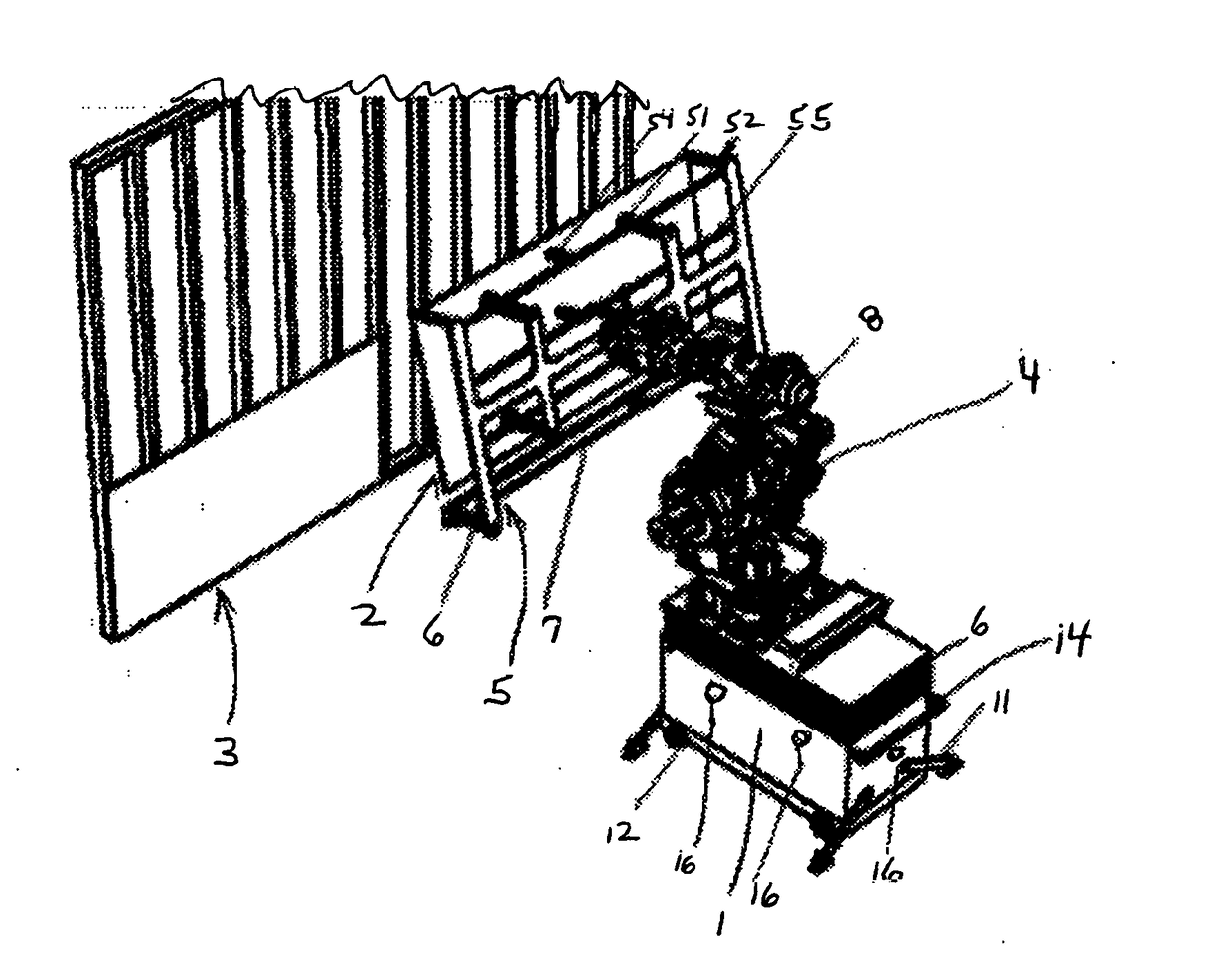 Construction board installation robot