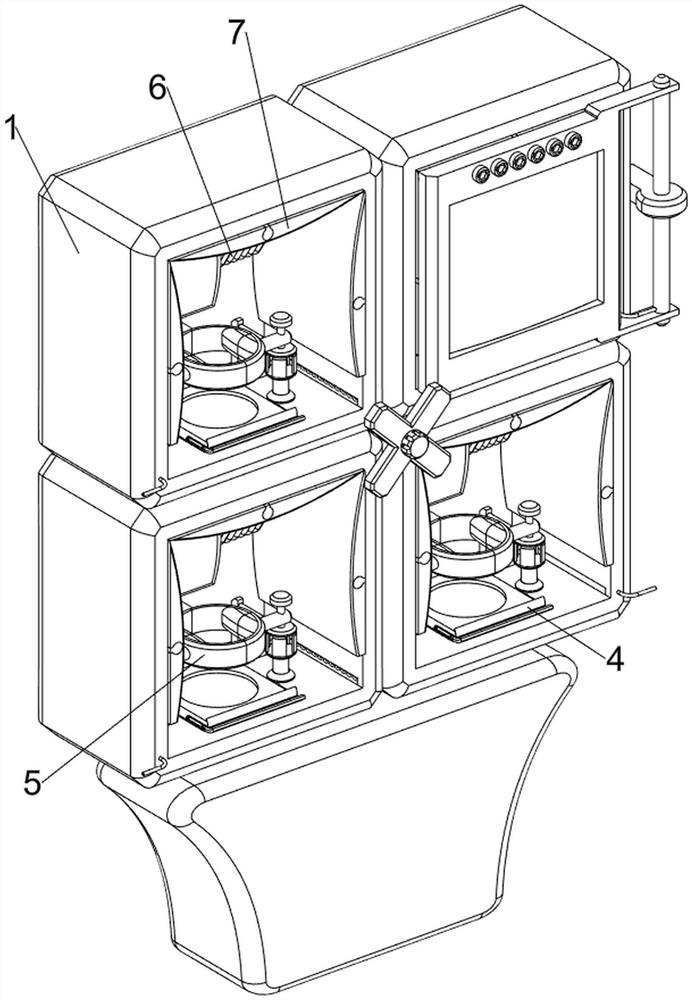 Intensive shockproof cultural relic storage cabinet