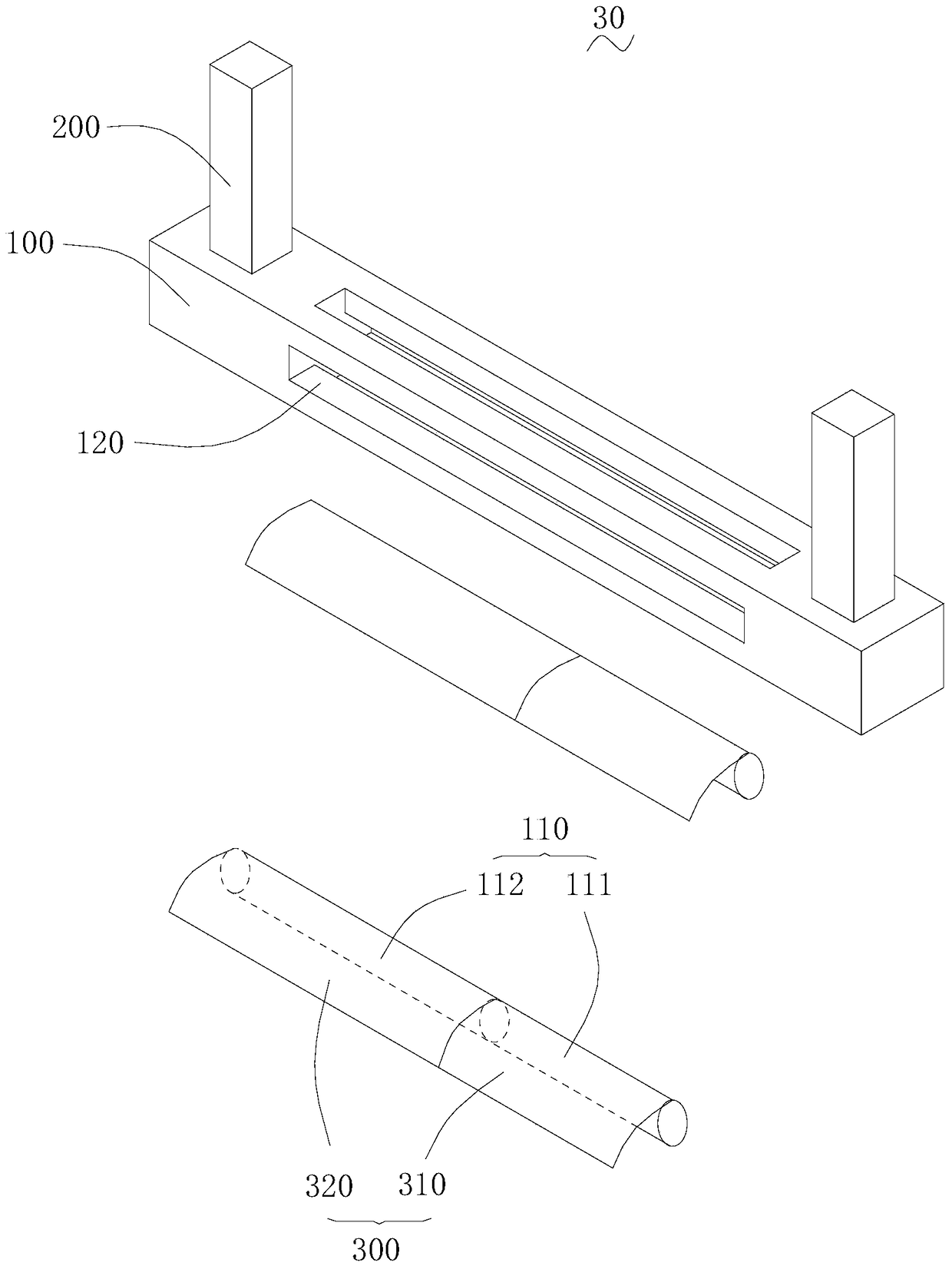 Multi-axis curtain