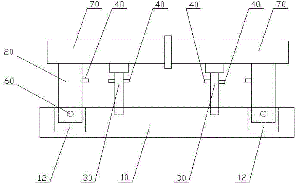 Clamping device used for machining shaft products