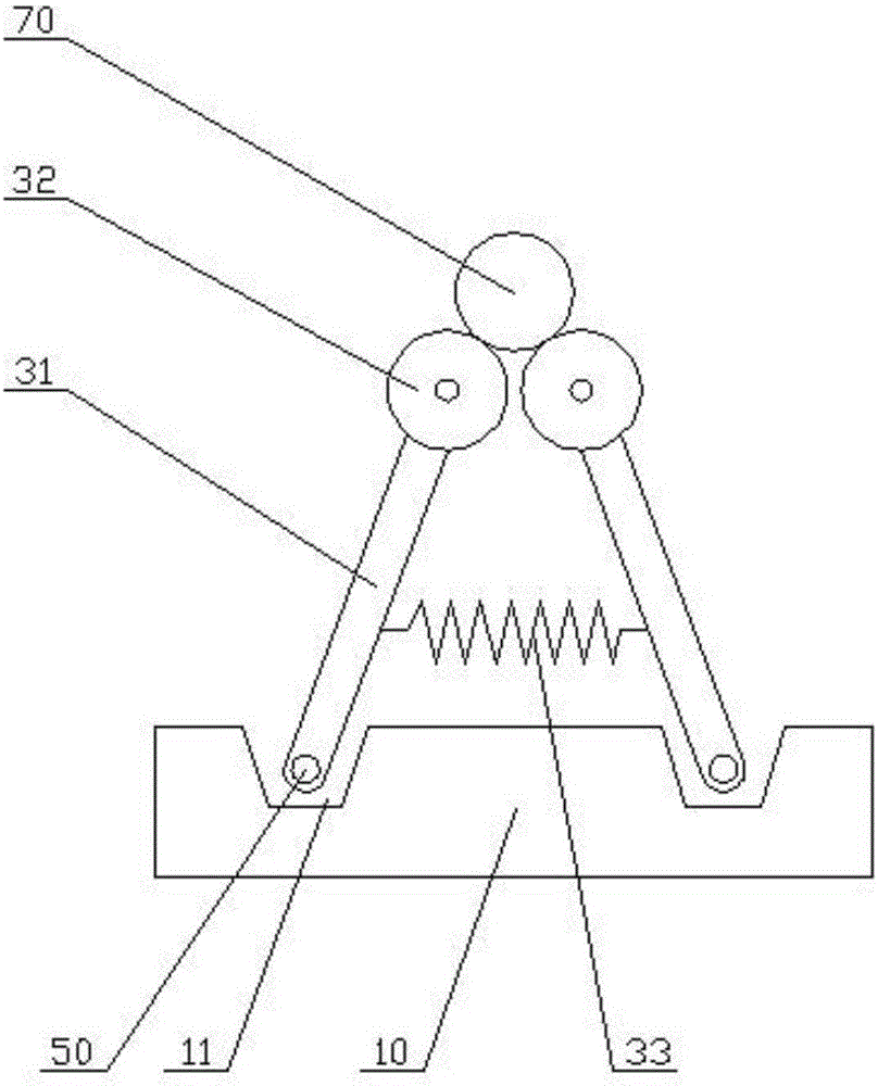 Clamping device used for machining shaft products