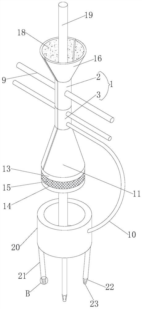 Desert sapling irrigation device