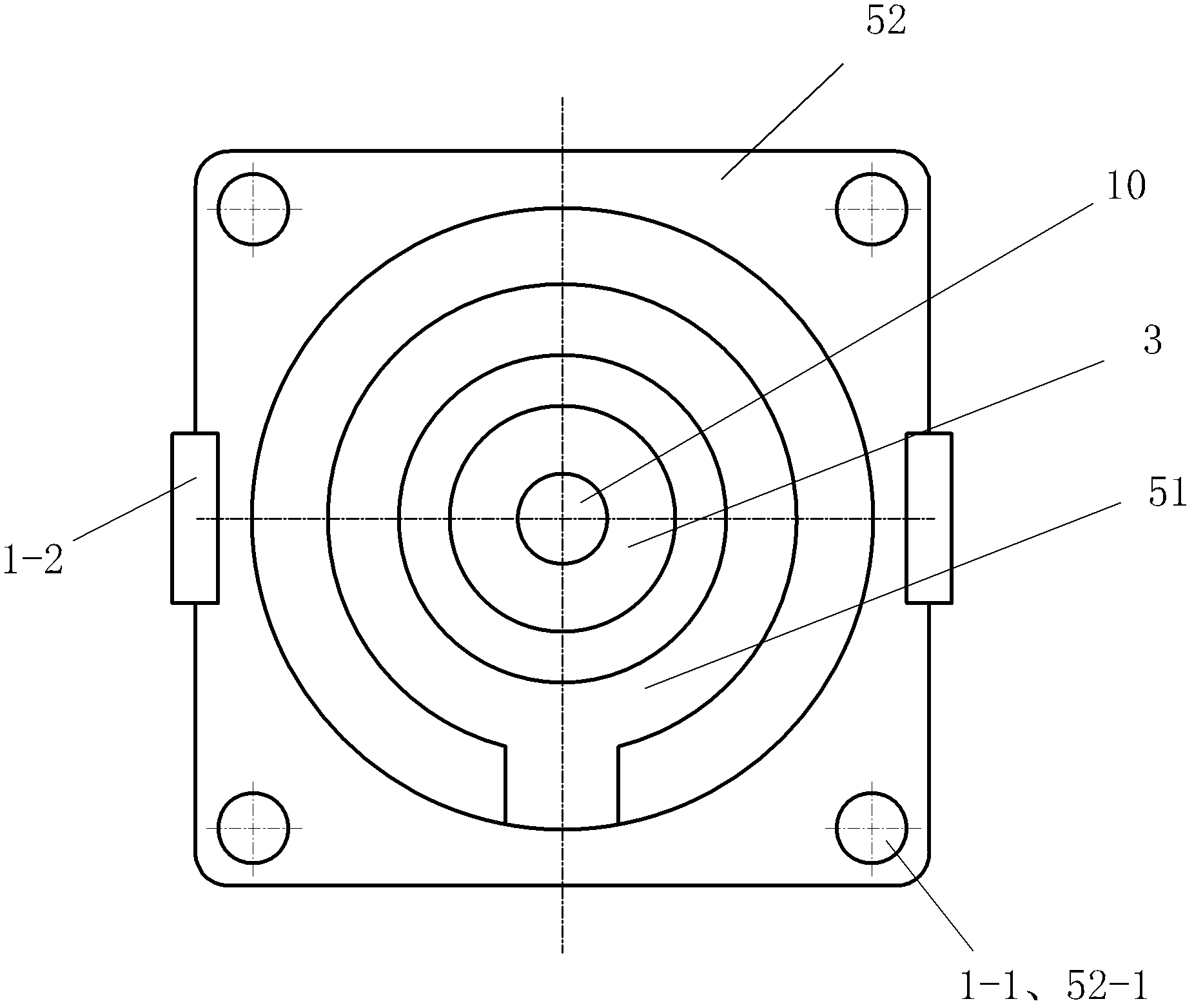 High-energy consumption viscoelastic silicone oil cabin vibration damper