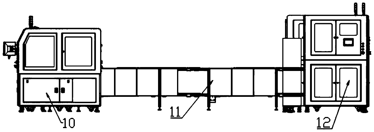 Aging device for automatic radar production line