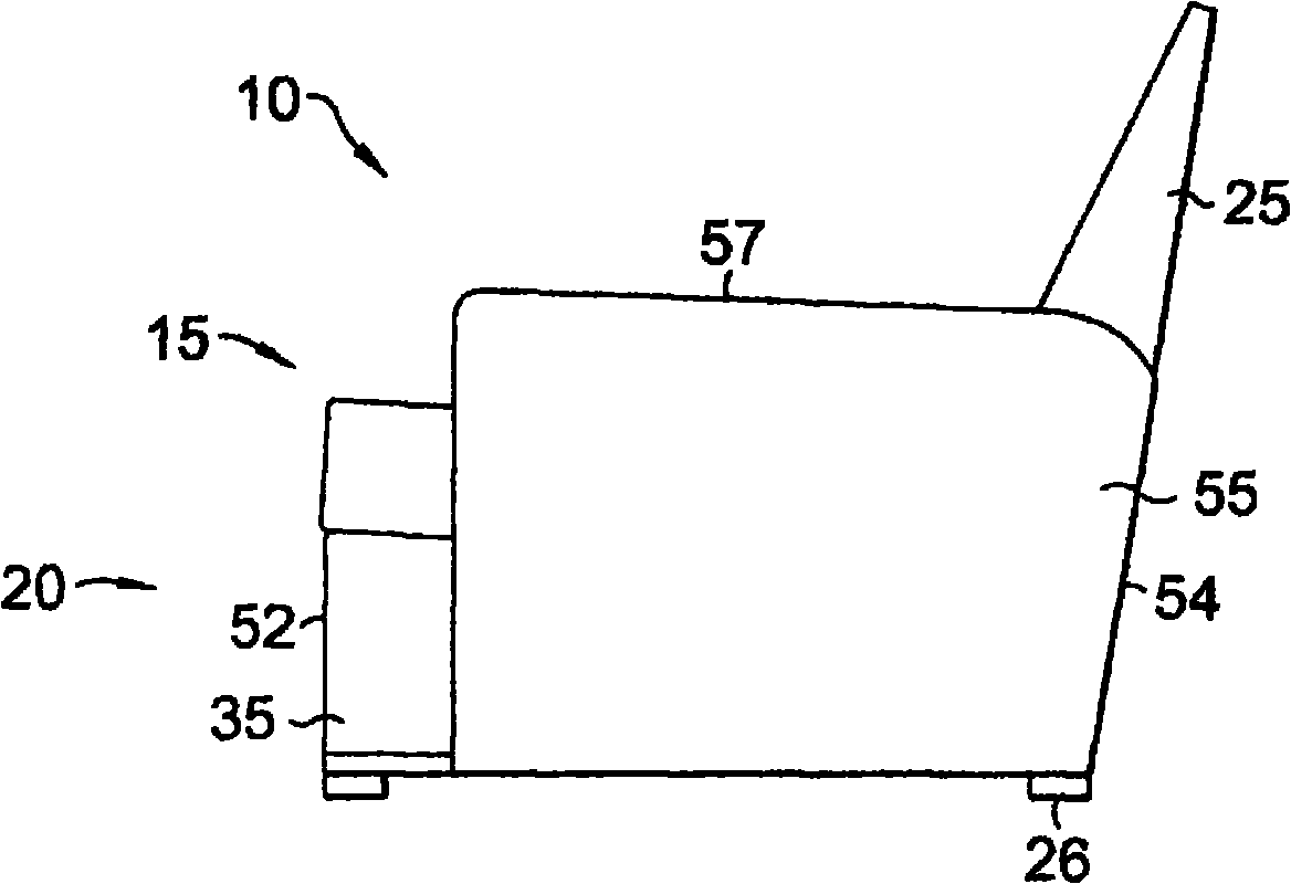 Powered rocker recliner linkage mechanism