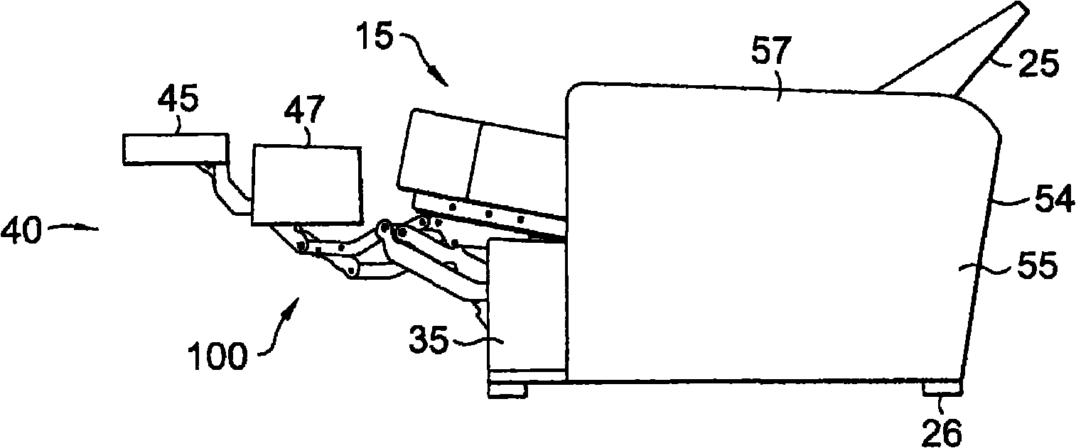 Powered rocker recliner linkage mechanism