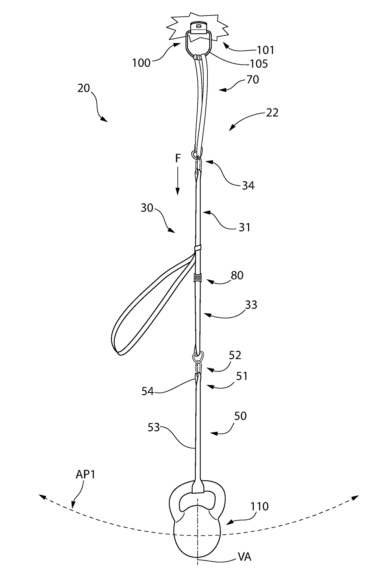 Adjustable exercise suspension system and related methods