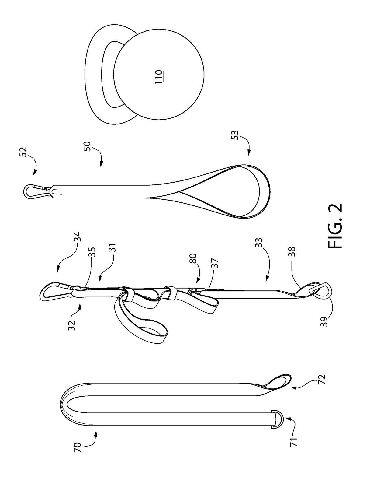 Adjustable exercise suspension system and related methods