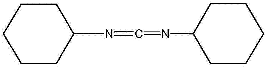 Production method for preparing N,N'-dicyclohexylcarbodiimide (DCC) by recycling wastewater