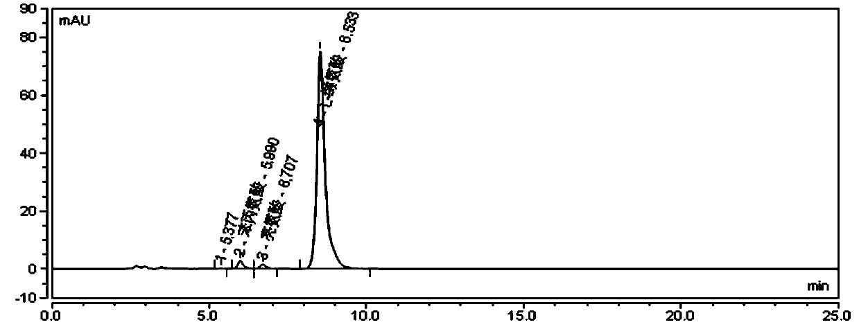 Method for determining other amino acids in L-valine raw material by high performance liquid chromatography