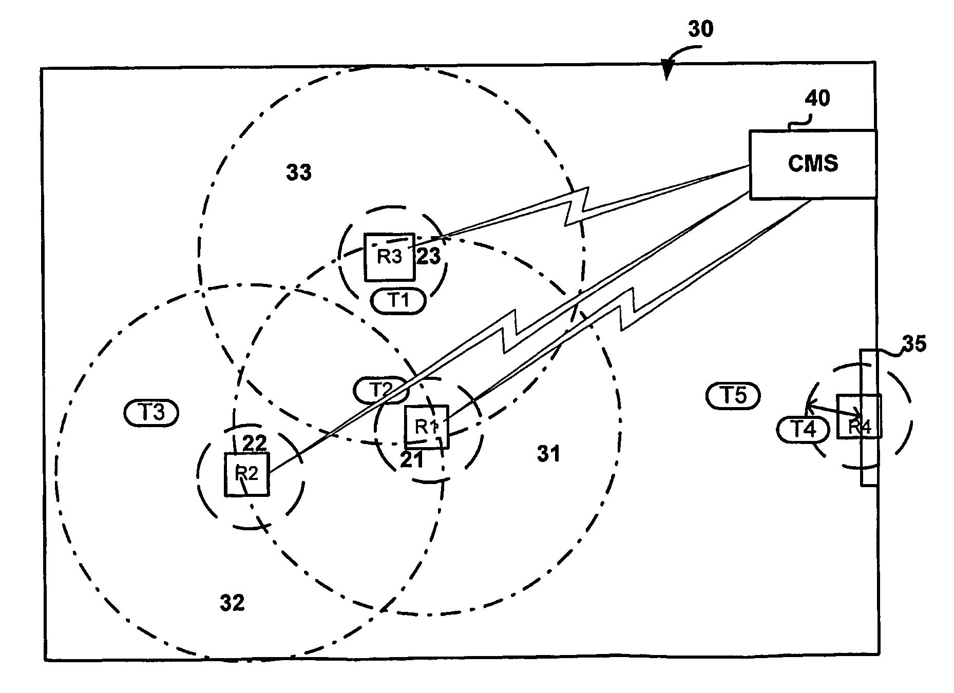 Multiple broadcasting tag and monitoring systems including the same