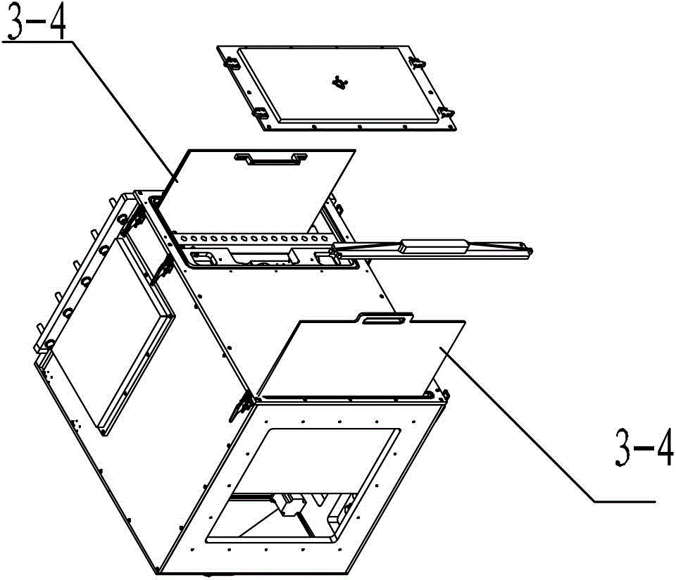 Open-type high-flux big-caliber optical focusing and frequency conversion device