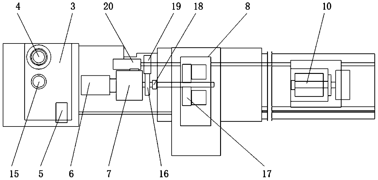 High-flux tube surface longitudinal groove machining device