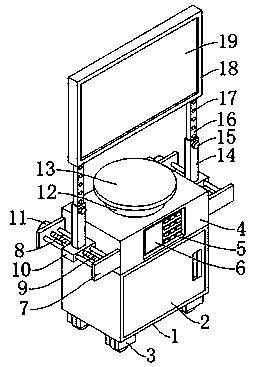 Practical training device for large electromechanical equipment maintenance teaching