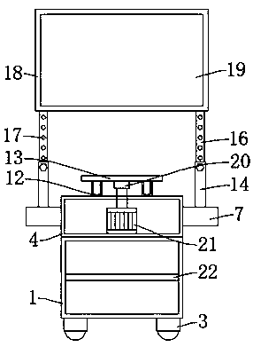 Practical training device for large electromechanical equipment maintenance teaching