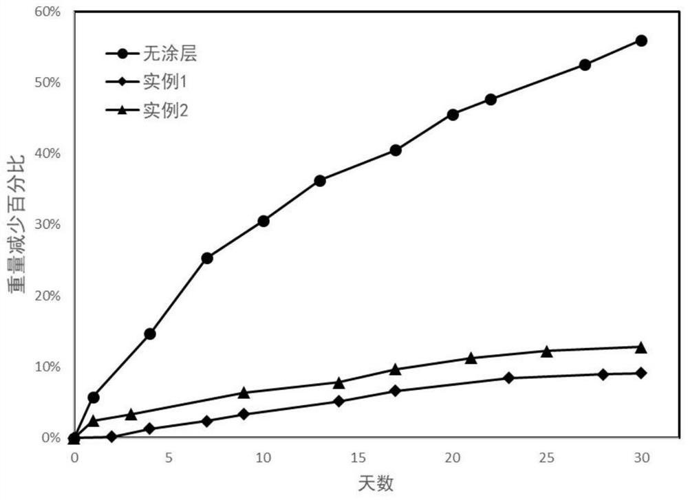 Surface coating capable of degrading magnesium and magnesium alloy and preparation method of surface coating