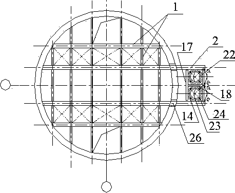 Heat absorption tower drum external suspension type molten salt pipeline system and molten salt pipeline suspension method