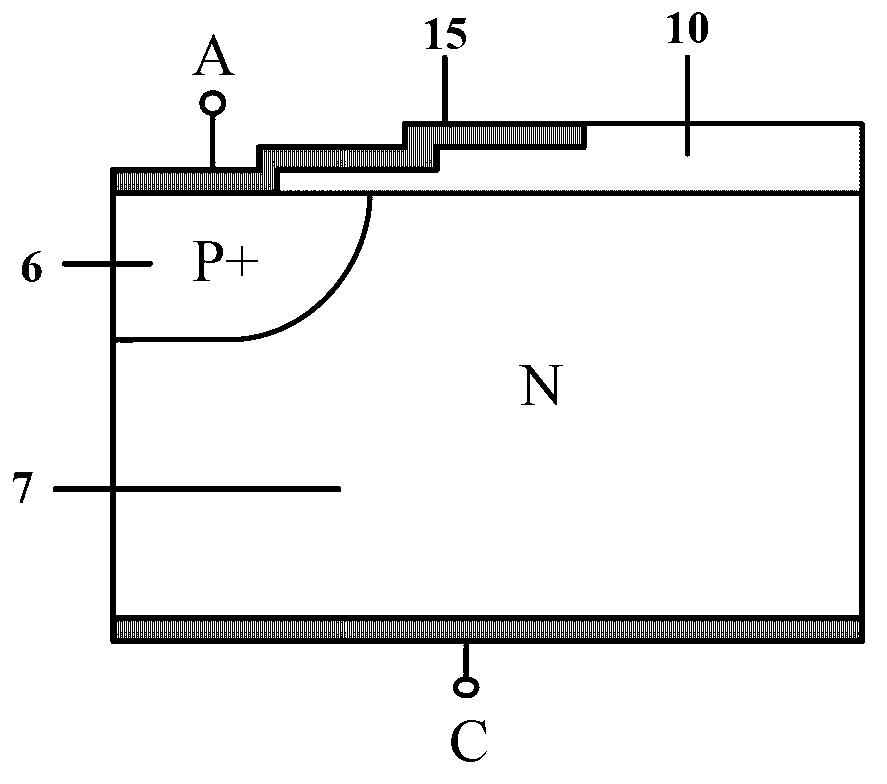 Power LDMOS device with junction field plate