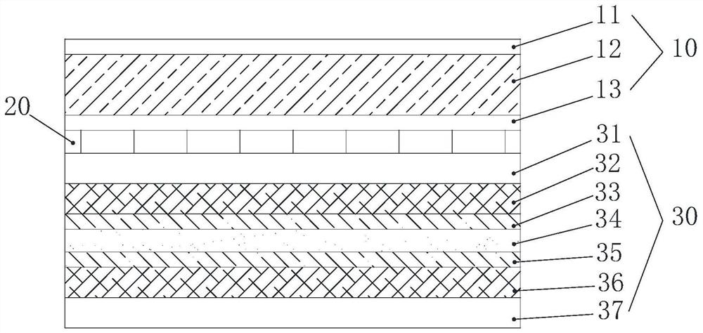 All-plastic composite toothpaste tube sheet suitable for being recycled and production method of all-plastic composite toothpaste tube sheet