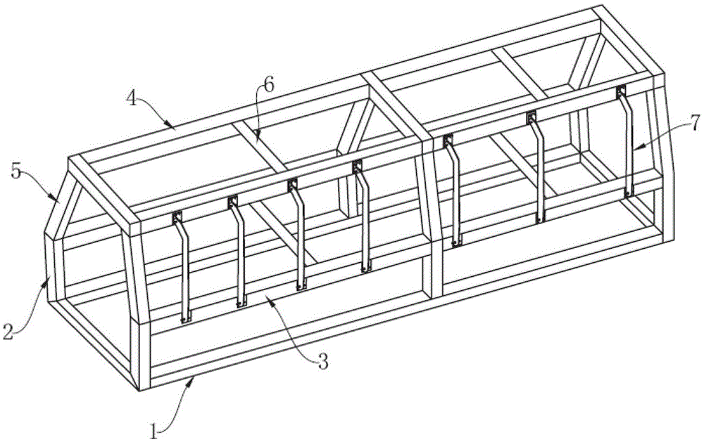 A high-precision frame for aircraft assembly tooling and its processing method