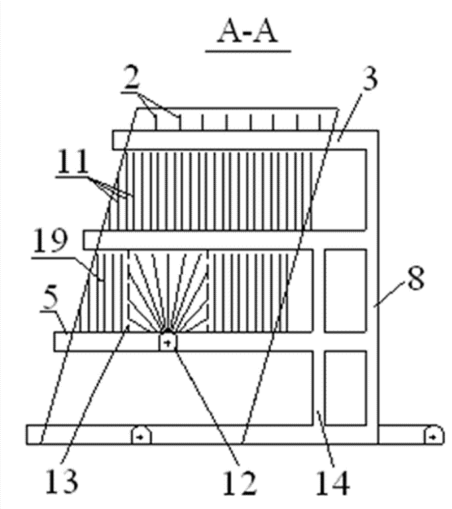 Method for recycling ore pillars by middle-deep hole and deep hole united blasting technique