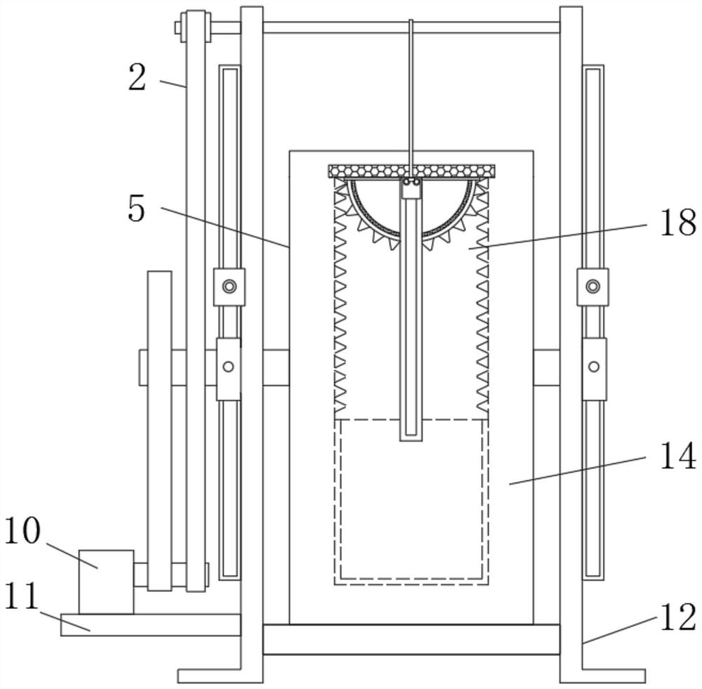 Novel converter covering and uncovering device