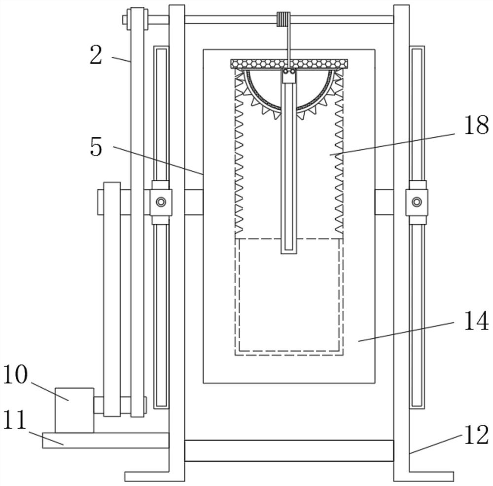 Novel converter covering and uncovering device