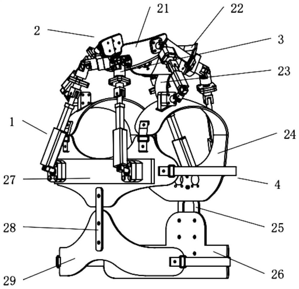 Wearable multifunctional cervical vertebra rehabilitation power exoskeleton