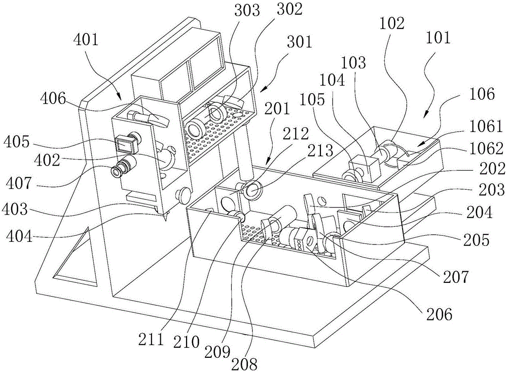 Optical fiber laser processing optical path system