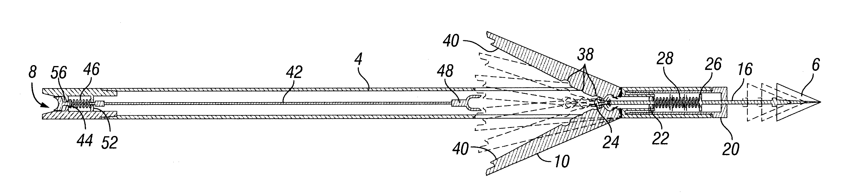 Ballistic arrow