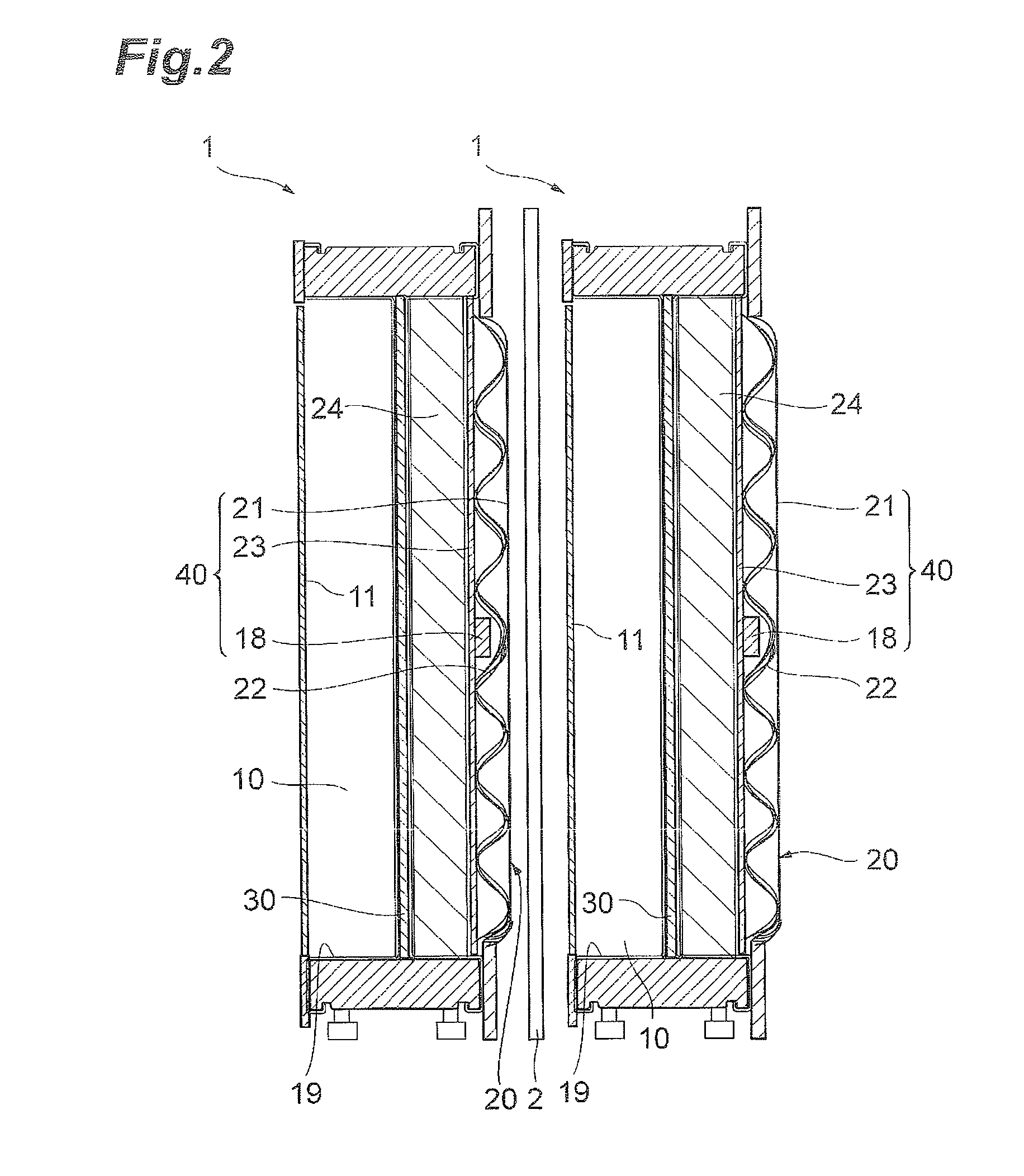 Electrolysis cell and electrolysis tank