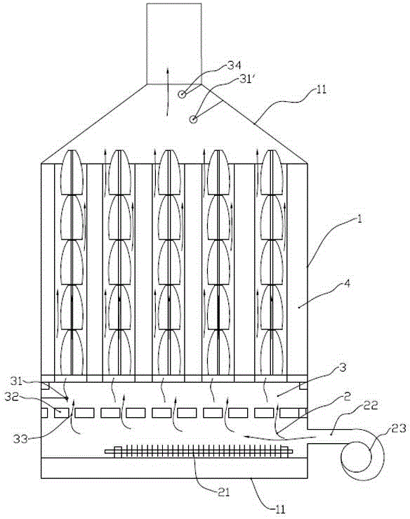 Corn ear fast air drying machine and method