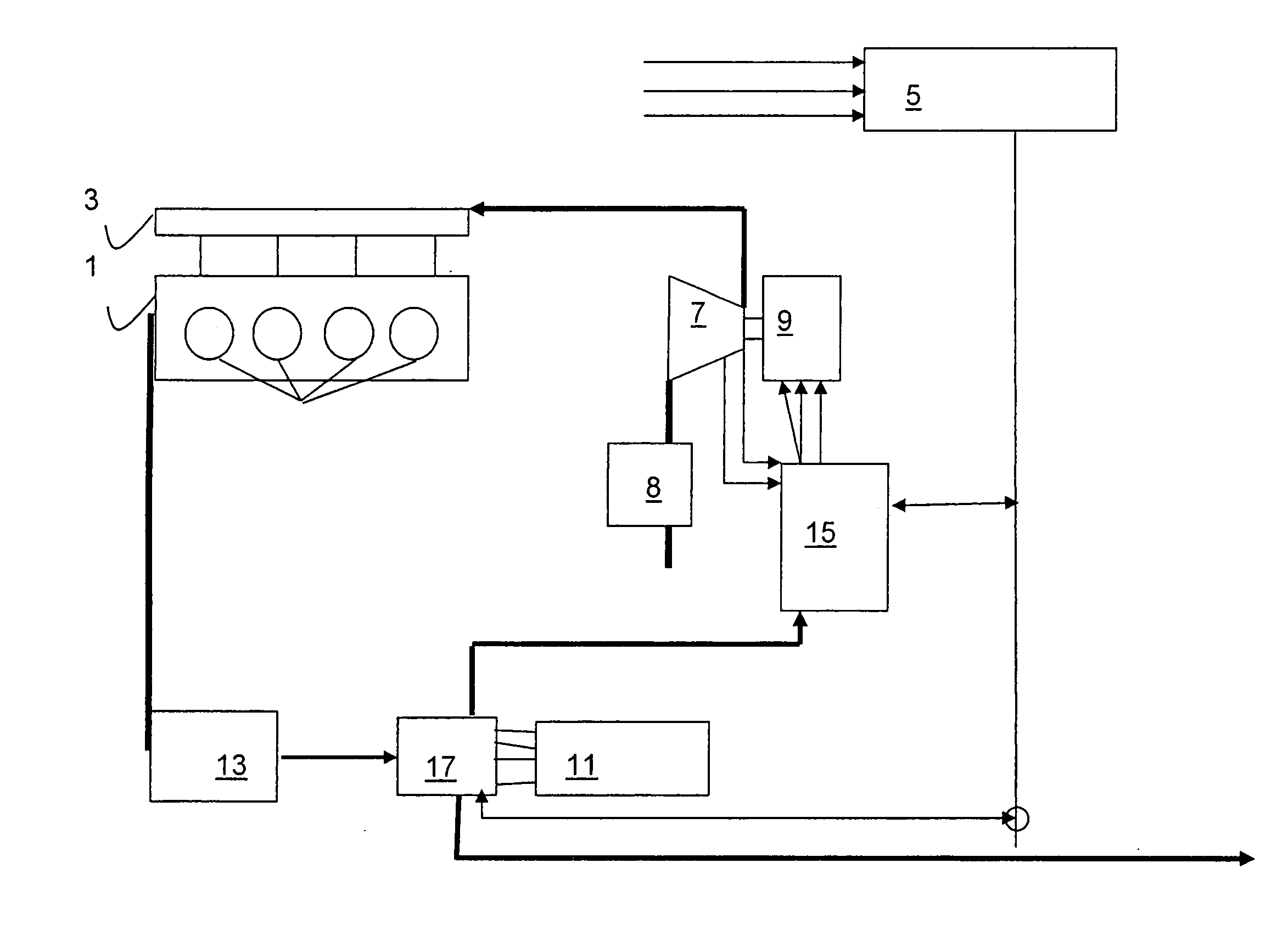 Control unit, supercharging system, vehicle comprising a supercharging system and method of controlling a supercharging system