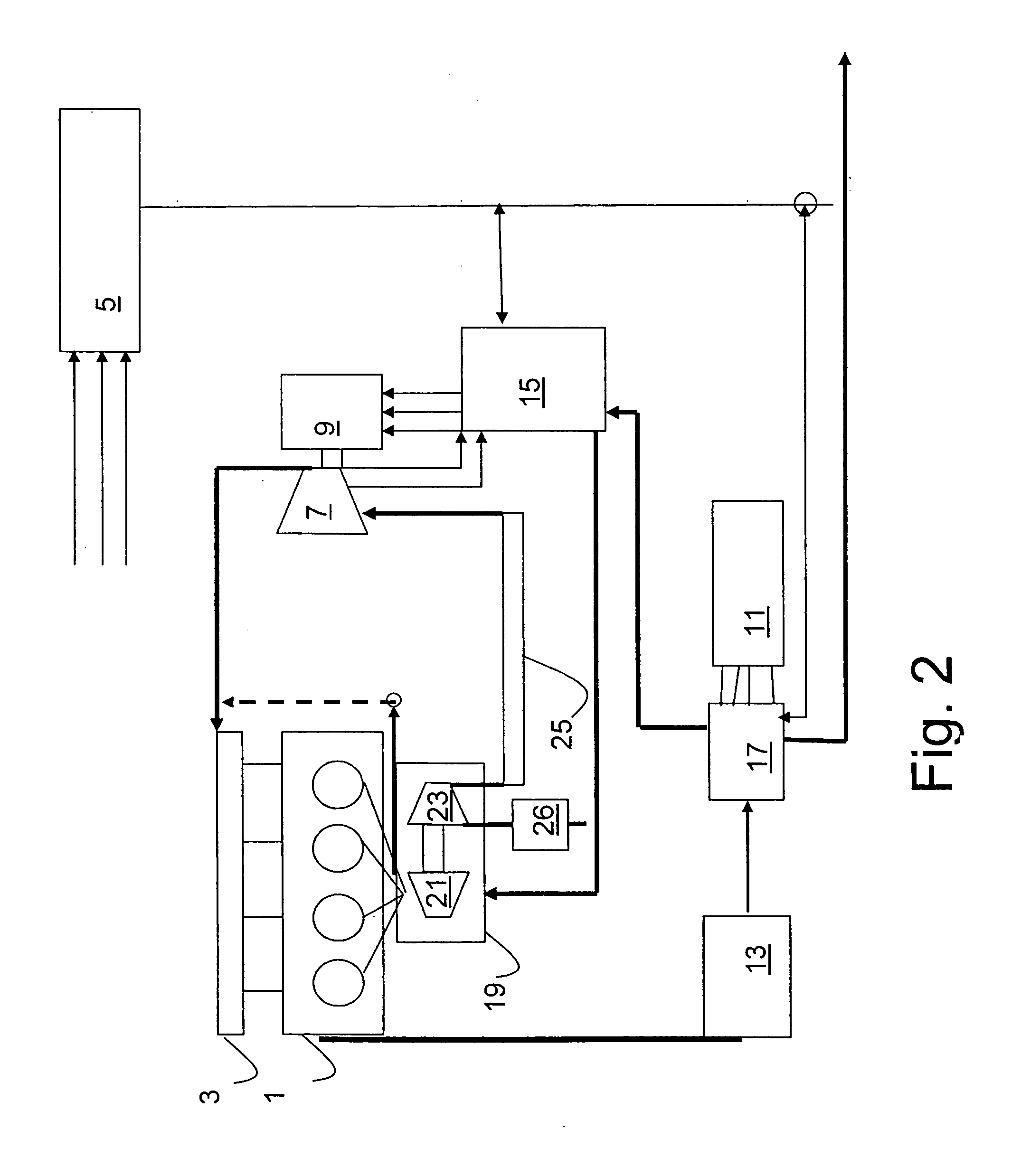 Control unit, supercharging system, vehicle comprising a supercharging system and method of controlling a supercharging system