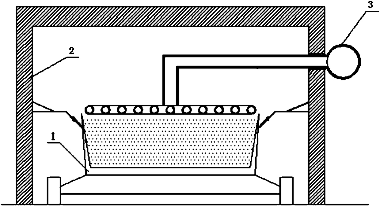 Multilayer linkage type side sealing device for fuel gas blowing and sintering, and control method thereof